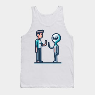 Alien Friend Tank Top